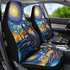 Australian Night Sky Landscape Car Seat Cover Aboriginal Dreamtime Story