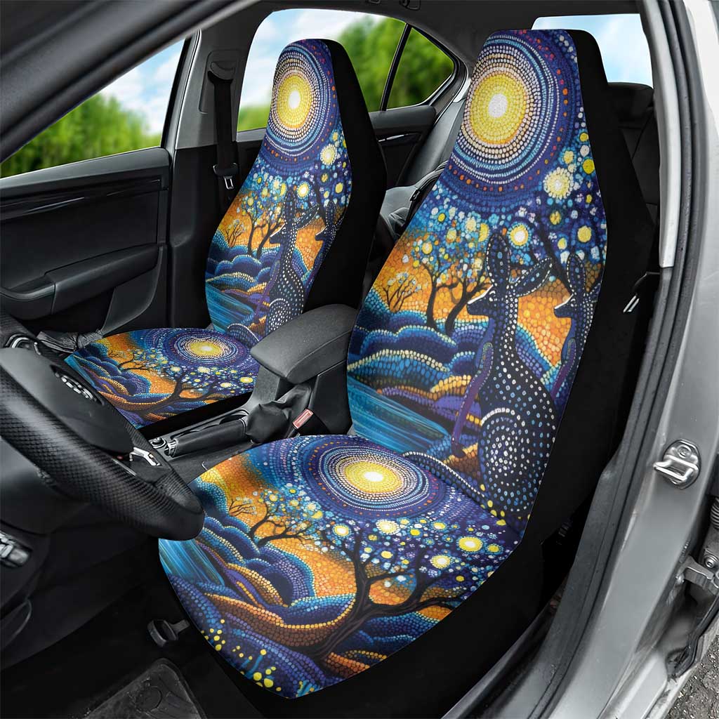 Australian Night Sky Landscape Car Seat Cover Aboriginal Dreamtime Story