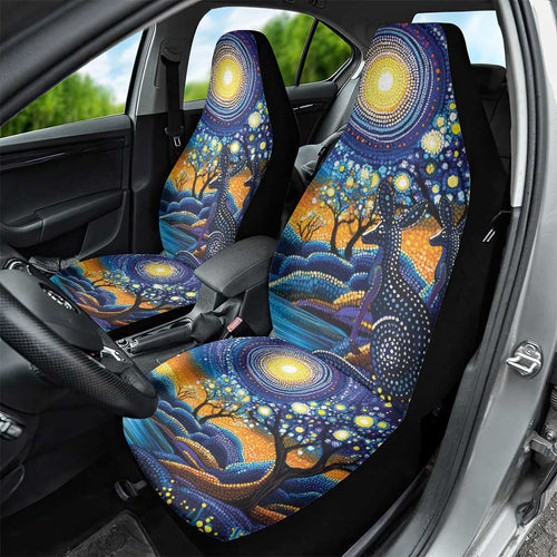 Australian Night Sky Landscape Car Seat Cover Aboriginal Dreamtime Story