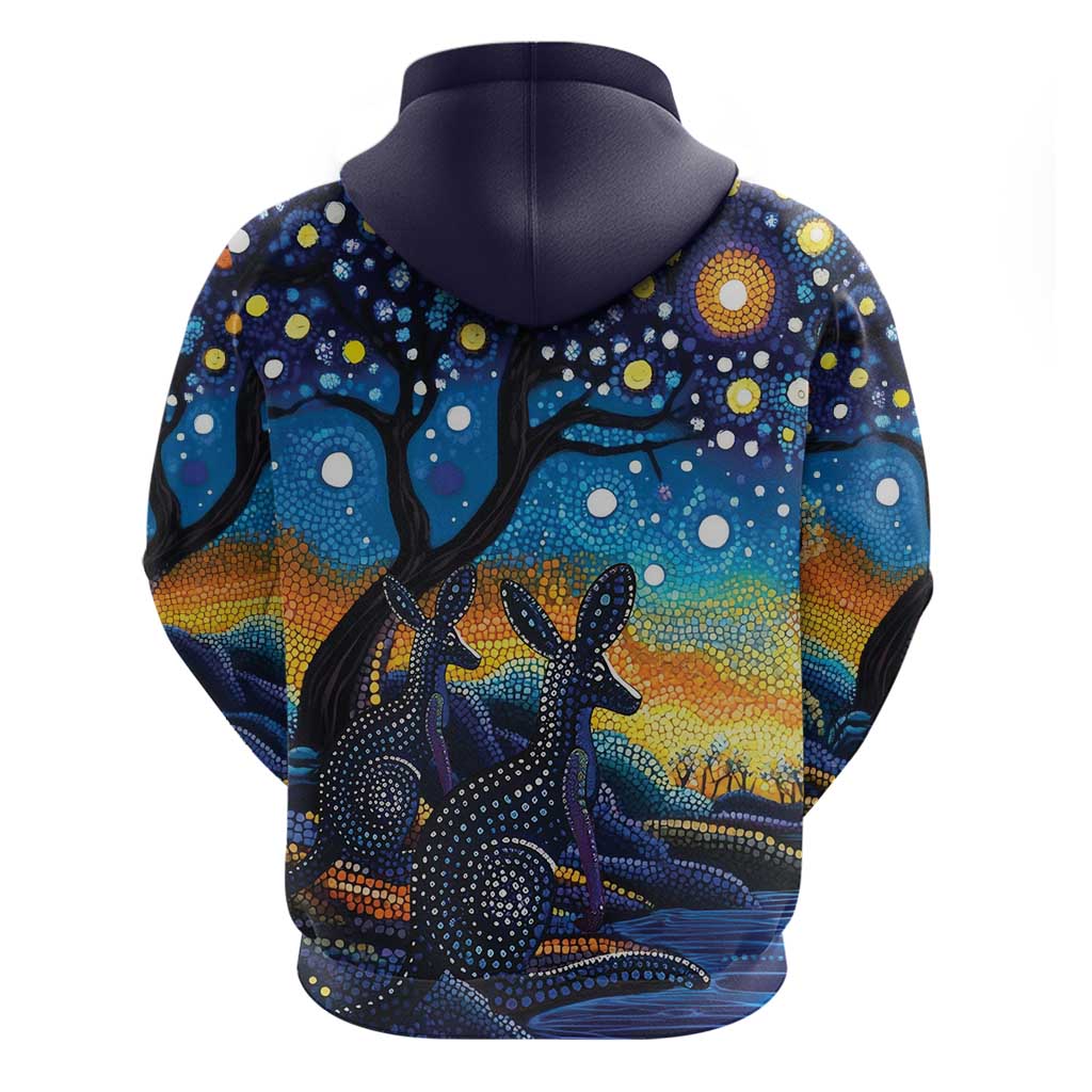 Australian Night Sky Landscape Hoodie Aboriginal Dreamtime Story