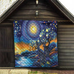 Australian Night Sky Landscape Quilt Aboriginal Dreamtime Story