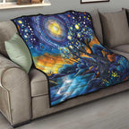 Australian Night Sky Landscape Quilt Aboriginal Dreamtime Story