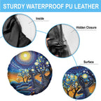 Australian Night Sky Landscape Spare Tire Cover Aboriginal Dreamtime Story