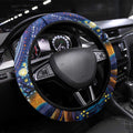 Australian Night Sky Landscape Steering Wheel Cover Aboriginal Dreamtime Story