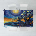 Australian Night Sky Landscape Tablecloth Aboriginal Dreamtime Story