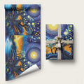 Australian Night Sky Landscape Wrapping Paper Aboriginal Dreamtime Story - Aussie Hoodie