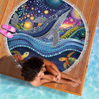 Heal Country Heal Our Nation Aboriginal Dreamtime Beach Blanket