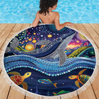 Heal Country Heal Our Nation Aboriginal Dreamtime Beach Blanket