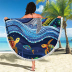 Heal Country Heal Our Nation Aboriginal Dreamtime Beach Blanket