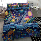 Heal Country Heal Our Nation Aboriginal Dreamtime Bedding Set