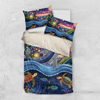 Heal Country Heal Our Nation Aboriginal Dreamtime Bedding Set