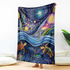 Heal Country Heal Our Nation Aboriginal Dreamtime Blanket