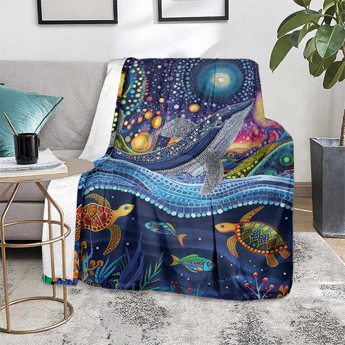 Heal Country Heal Our Nation Aboriginal Dreamtime Blanket