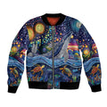 Heal Country Heal Our Nation Aboriginal Dreamtime Bomber Jacket