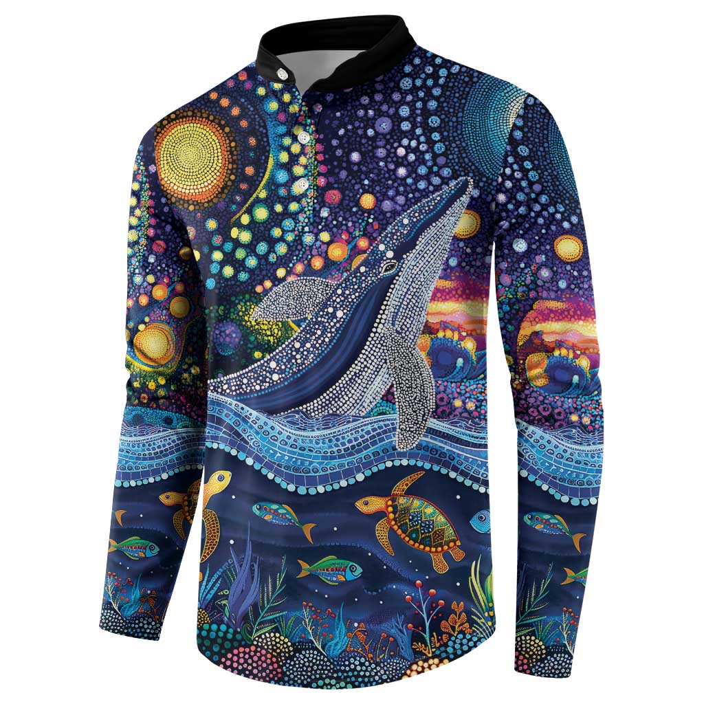 Heal Country Heal Our Nation Aboriginal Dreamtime Button Sweatshirt