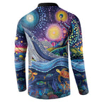 Heal Country Heal Our Nation Aboriginal Dreamtime Button Sweatshirt