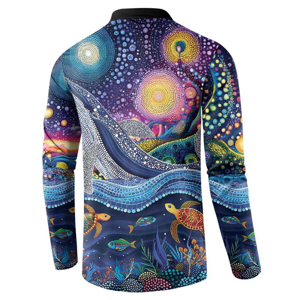 Heal Country Heal Our Nation Aboriginal Dreamtime Button Sweatshirt