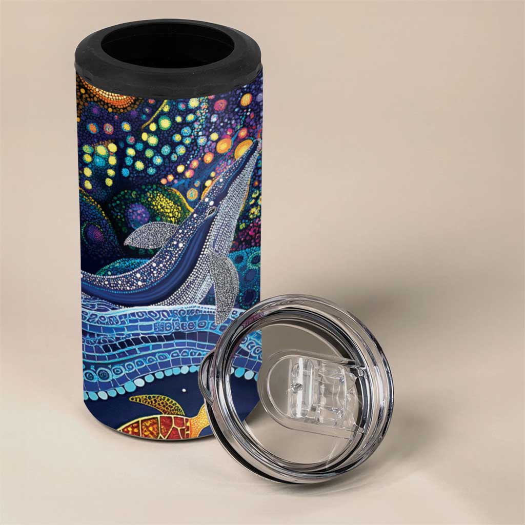 Heal Country Heal Our Nation Aboriginal Dreamtime 4 in 1 Can Cooler Tumbler