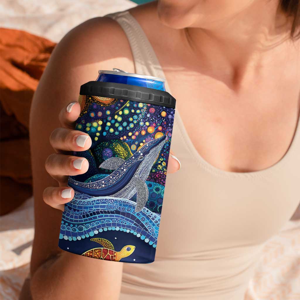 Heal Country Heal Our Nation Aboriginal Dreamtime 4 in 1 Can Cooler Tumbler
