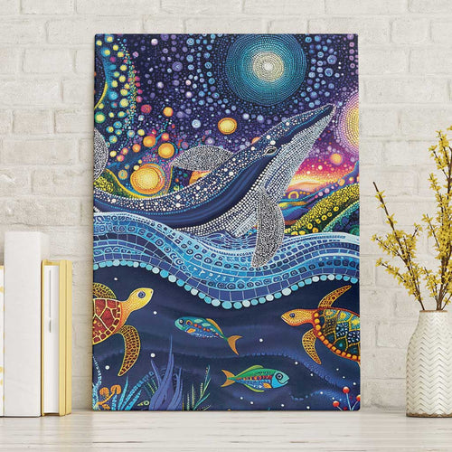 Heal Country Heal Our Nation Aboriginal Dreamtime Canvas Wall Art