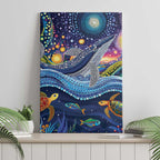 Heal Country Heal Our Nation Aboriginal Dreamtime Canvas Wall Art
