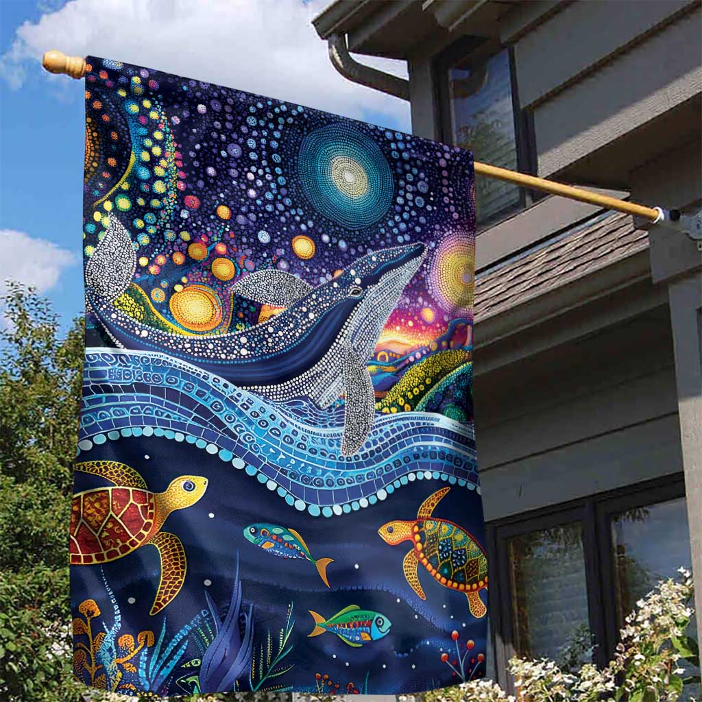 Heal Country Heal Our Nation Aboriginal Dreamtime Garden Flag