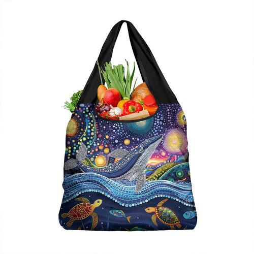Heal Country Heal Our Nation Aboriginal Dreamtime Grocery Bag