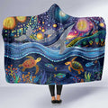 Heal Country Heal Our Nation Aboriginal Dreamtime Hooded Blanket