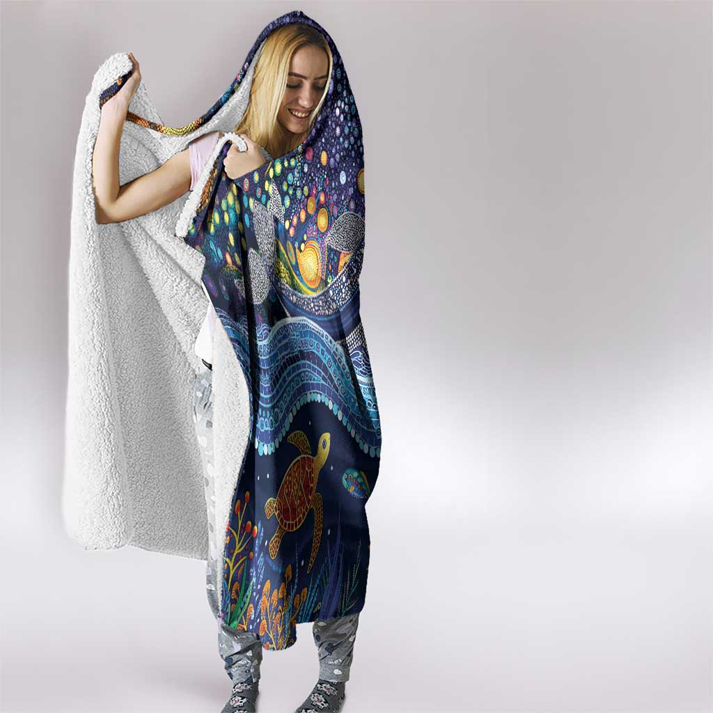 Heal Country Heal Our Nation Aboriginal Dreamtime Hooded Blanket