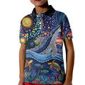 Heal Country Heal Our Nation Aboriginal Dreamtime Kid Polo Shirt