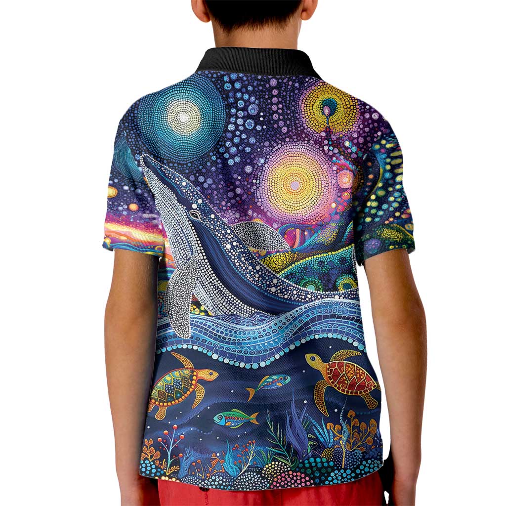 Heal Country Heal Our Nation Aboriginal Dreamtime Kid Polo Shirt