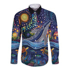 Heal Country Heal Our Nation Aboriginal Dreamtime Long Sleeve Button Shirt