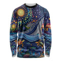 Heal Country Heal Our Nation Aboriginal Dreamtime Long Sleeve Shirt