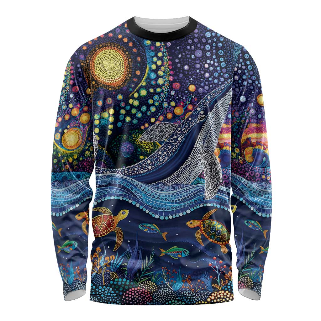 Heal Country Heal Our Nation Aboriginal Dreamtime Long Sleeve Shirt