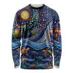 Heal Country Heal Our Nation Aboriginal Dreamtime Long Sleeve Shirt