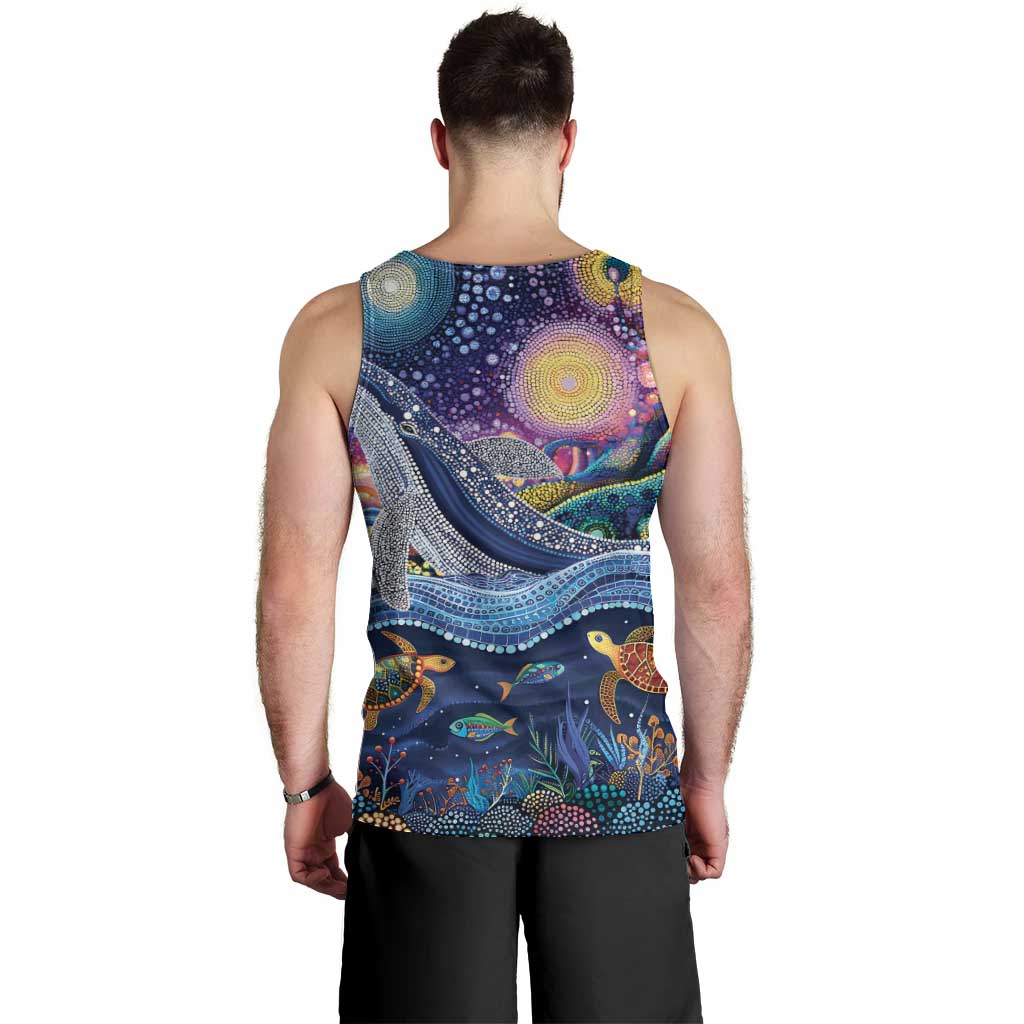 Heal Country Heal Our Nation Aboriginal Dreamtime Men Tank Top