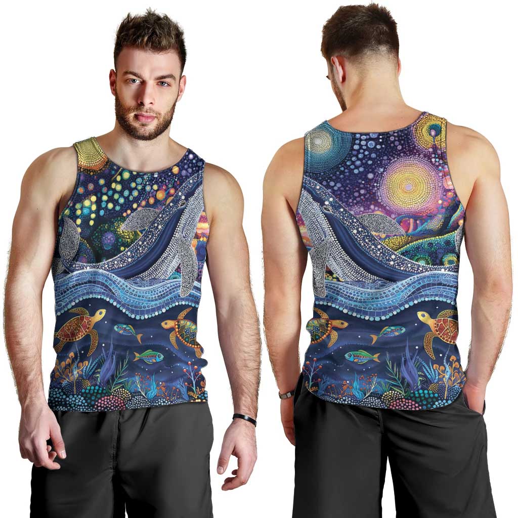 Heal Country Heal Our Nation Aboriginal Dreamtime Men Tank Top