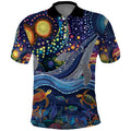 Heal Country Heal Our Nation Aboriginal Dreamtime Polo Shirt