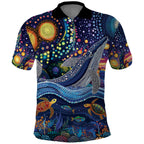Heal Country Heal Our Nation Aboriginal Dreamtime Polo Shirt