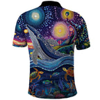 Heal Country Heal Our Nation Aboriginal Dreamtime Polo Shirt