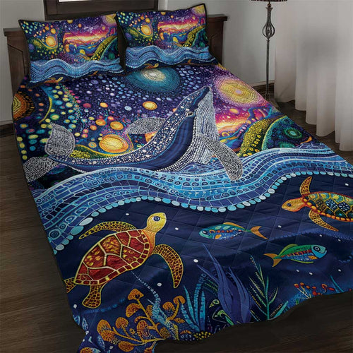 Heal Country Heal Our Nation Aboriginal Dreamtime Quilt Bed Set