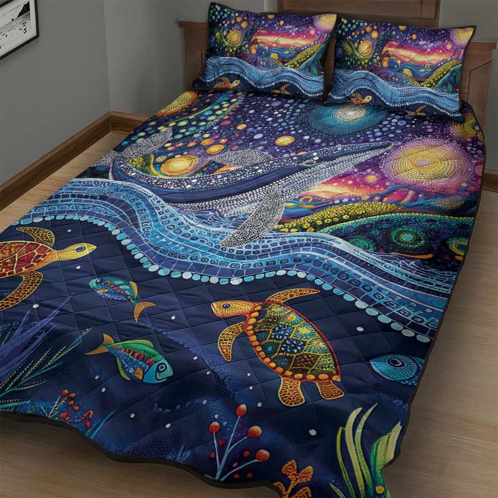Heal Country Heal Our Nation Aboriginal Dreamtime Quilt Bed Set