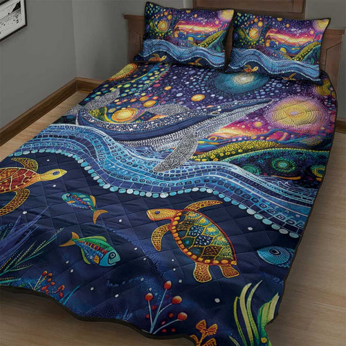 Heal Country Heal Our Nation Aboriginal Dreamtime Quilt Bed Set