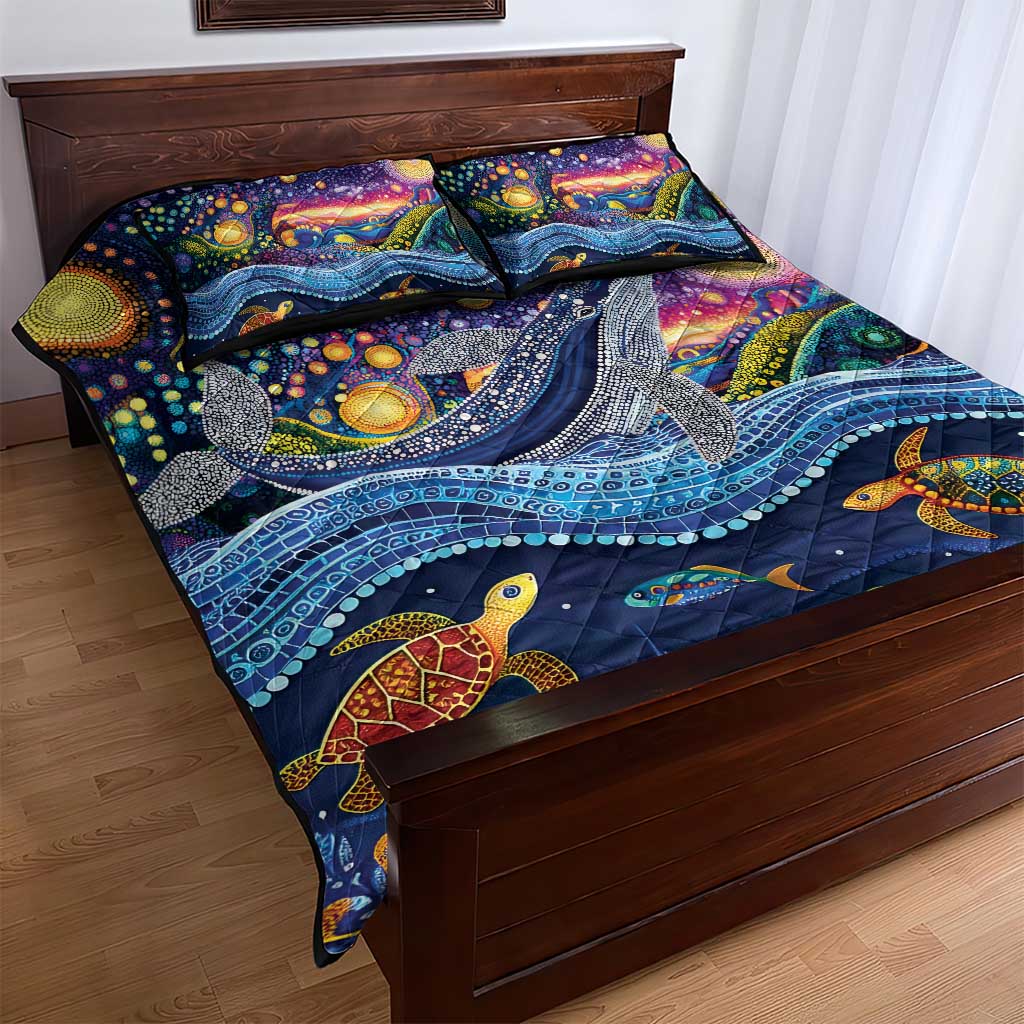 Heal Country Heal Our Nation Aboriginal Dreamtime Quilt Bed Set