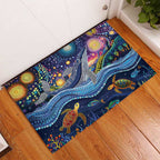 Heal Country Heal Our Nation Aboriginal Dreamtime Rubber Doormat