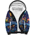 Heal Country Heal Our Nation Aboriginal Dreamtime Sherpa Hoodie