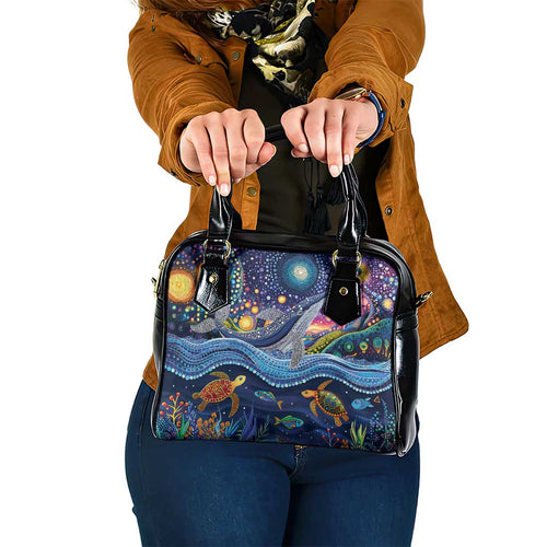 Heal Country Heal Our Nation Aboriginal Dreamtime Shoulder Handbag