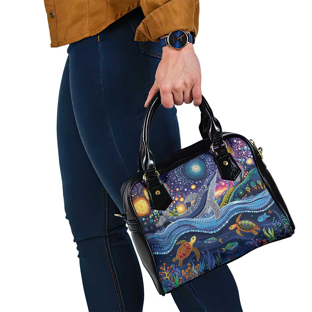 Heal Country Heal Our Nation Aboriginal Dreamtime Shoulder Handbag