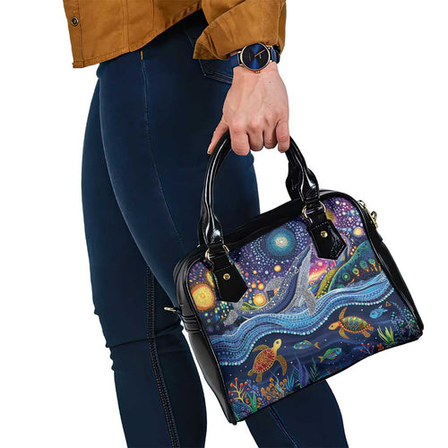 Heal Country Heal Our Nation Aboriginal Dreamtime Shoulder Handbag