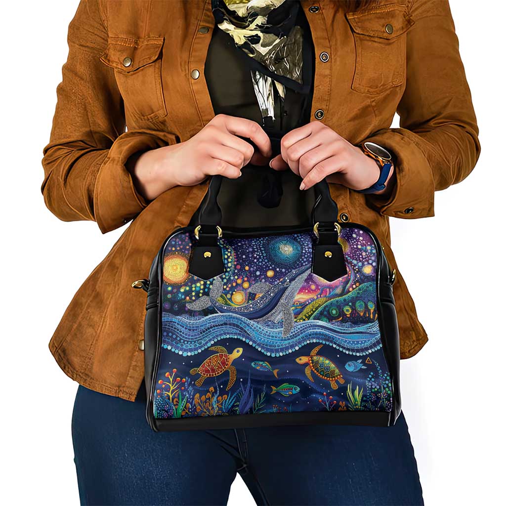Heal Country Heal Our Nation Aboriginal Dreamtime Shoulder Handbag